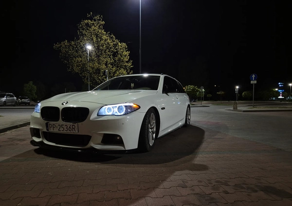 BMW Seria 5 cena 62999 przebieg: 256300, rok produkcji 2013 z Piła małe 232